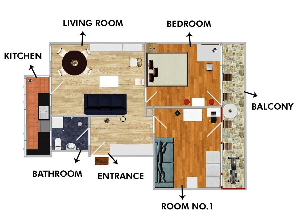 Best View Apartment نوفي ساد المظهر الخارجي الصورة